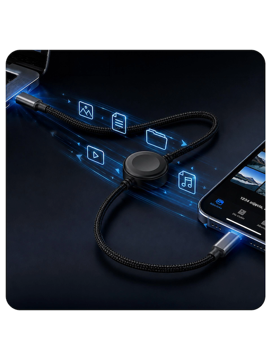 Kabel 1.5m USB-C USB-C 3mk incharge OmniLink 100W PD, černá