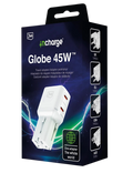 Cestovní nabíječka do sítě 3mk InCharge Globe 45W, bílá