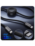 Kabel 1.5m USB-C USB-C 3mk incharge OmniLink 100W PD, černá