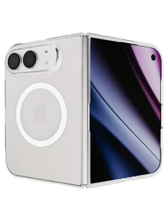 Kryt Epico HeroSlim Mag+ Case iPhone Duo Qi2 & MagSafe kompatibilní, čirá