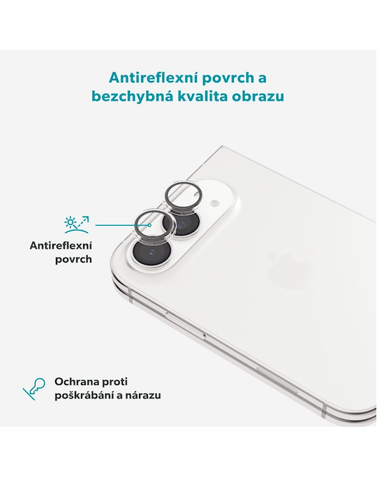 Sklo Epico ochranné čočky iPhone Duo, čirá