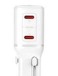 Cestovní nabíječka do sítě 3mk InCharge Globe 45W, bílá