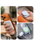 Kompaktní powerbanka 5000 mAh 22.5W MagSafe 3mk PowerMag Handy, bílá