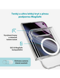 Kryt Epico HeroSlim Mag+ Case iPhone Duo Qi2 & MagSafe kompatibilní, čirá