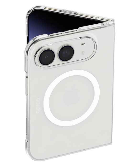 Kryt Epico HeroSlim Mag+ Case iPhone Duo Qi2 & MagSafe kompatibilní, čirá