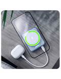 Kompaktní powerbanka 5000 mAh 22.5W MagSafe 3mk PowerMag Handy, bílá