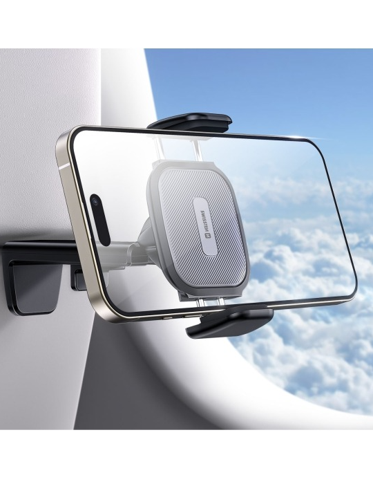 Univerzální držák smartphonů Swissten s čelisťovým uchycením, černá