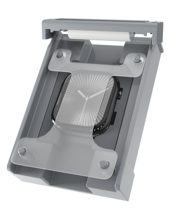 Sklo Epico 3D+ FlexiGlass SA pro Apple Watch Series 10/11 - 46mm s posuvným aplikátorem, transparent