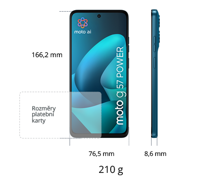 Motorola Moto G57 Power 5G 256GB, zelená