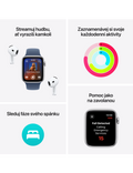Apple Watch SE GPS + Cellular 44mm temně inkoustové hliníkové pouzdro, temně inkoustová - sportovní řemínek M/L