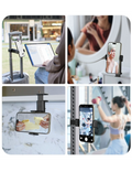 Univerzální držák smartphonů Swissten s čelisťovým uchycením, černá