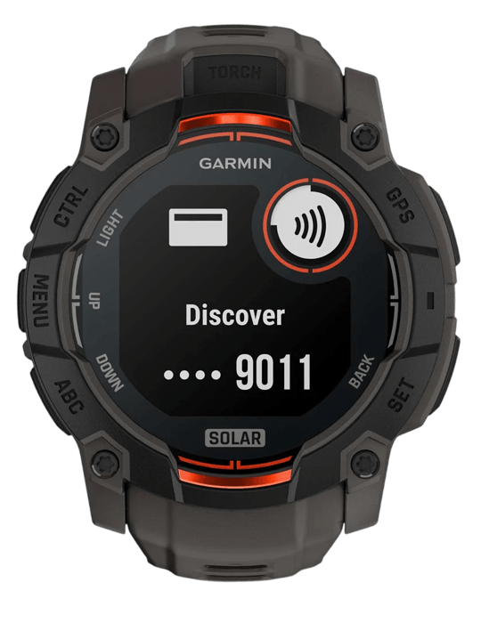 Hodinky Garmin Instinct 3 Solar 50mm, černá
