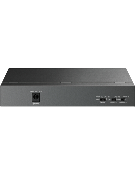 Switch TL-LS109P 1xLAN + 8xLAN s PoE, černá