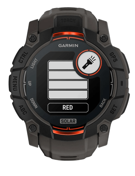 Hodinky Garmin Instinct 3 Solar 50mm, černá