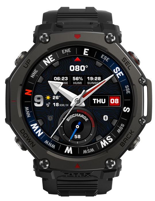 Hodinky Amazfit T-Rex 3 Pro 48mm, černá