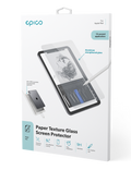 Epico ochranné sklo Paper Texture pro iPad Air 13” (M2-M4) s aplikátorem proti prachu, čirá