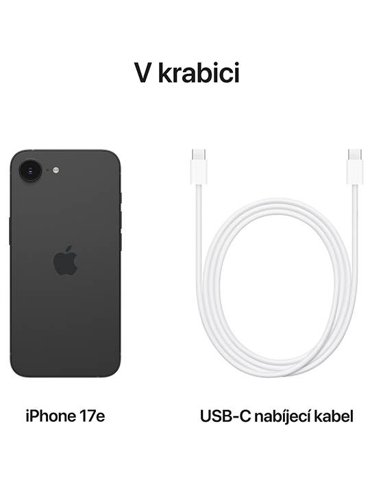 iPhone 17e 256GB 5G, černá