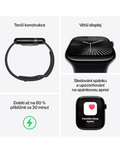 Apple Watch Series 10 GPS + Cellular 42mm, růžově zlatá - světle ruměný sp. ř. S/M