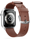 Řemínek Apple Watch Leather 38/40/41/42 mm, hnědá
