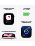Apple Watch Series 11 GPS + Cellular 46mm klavírně černé hliníkové pouzdro s černým sportovním řemínkem S/M, černá