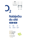 Nabíječka O2 USB-C 35W Power Delivery ECO, bílá