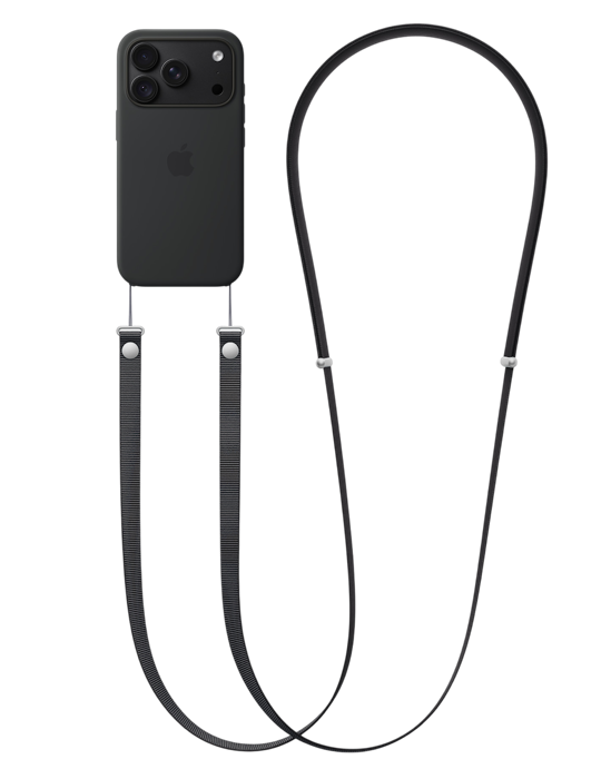 Apple Crossbody popruh, černá