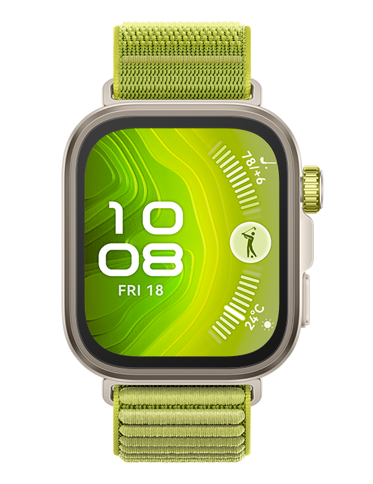 Hodinky Huawei Watch Fit 4 Pro, zelená