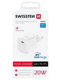 Nabíječka Swissten GaN 1x USB-C 20W, černá
