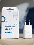 O2 nabíječka 65W USB-C, bílá