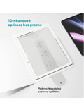 Epico ochranné sklo s jednokrokovým papírovým aplikátorem proti prachu iPad 11" (M2-M4), čirá