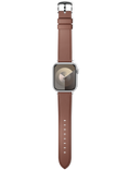 Řemínek Apple Watch Leather 38/40/41/42 mm, hnědá