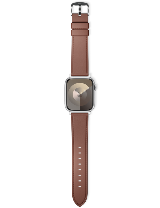 Řemínek Apple Watch Leather 38/40/41/42 mm, hnědá