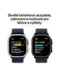 Apple Watch Ultra 2 GPS + Cellular 49mm černě titanové pouzdro s černě titanovým Milánským tahem S, černý titan - Milánský tah S