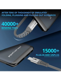 Kabel USB-C/USB-C100W Nylon, šedá