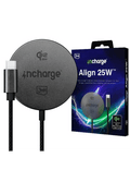 Nabíječka 3mk Align Qi2.2 25W Apple, černá