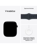 Apple Watch Series 12 GPS + Cellular 42mm, Titan přírodní/námořn. mod. sport S/M
