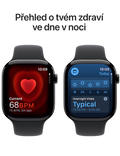 Apple Watch Series 10 GPS + Cellular 46mm klavírně černé hliníkové pouzdro, klavírně černá - černý sportovní ř. M/L
