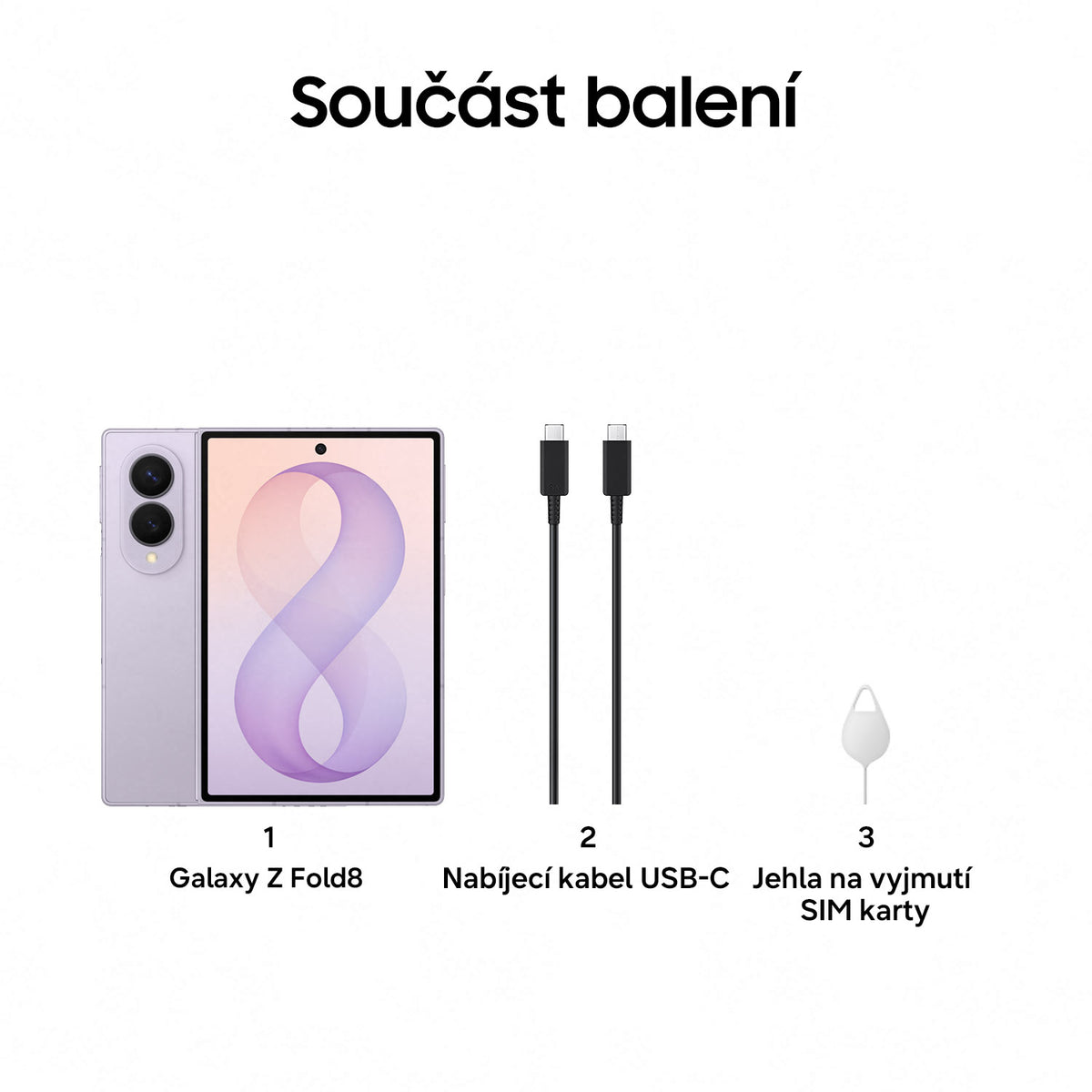 Samsung Galaxy Z Fold8 5G 256GB, Lavender
