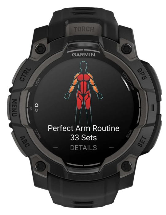 Hodinky Garmin Instinct 3 AMOLED 45mm, černá