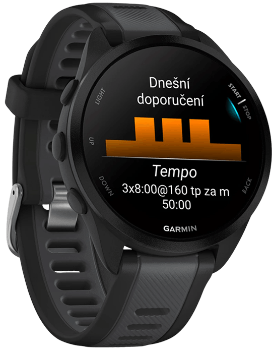Hodinky Garmin Forerunner 165, černá