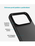 Kryt Epico Leather Pro Mag+ iPhone 17 Pro Max Qi2 & Magsafe kompatibilní, černá