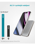 Bezdrátová powerbanka Epico UltraPack Qi2 Stand 5000mAh hliníková Mag+, titanová