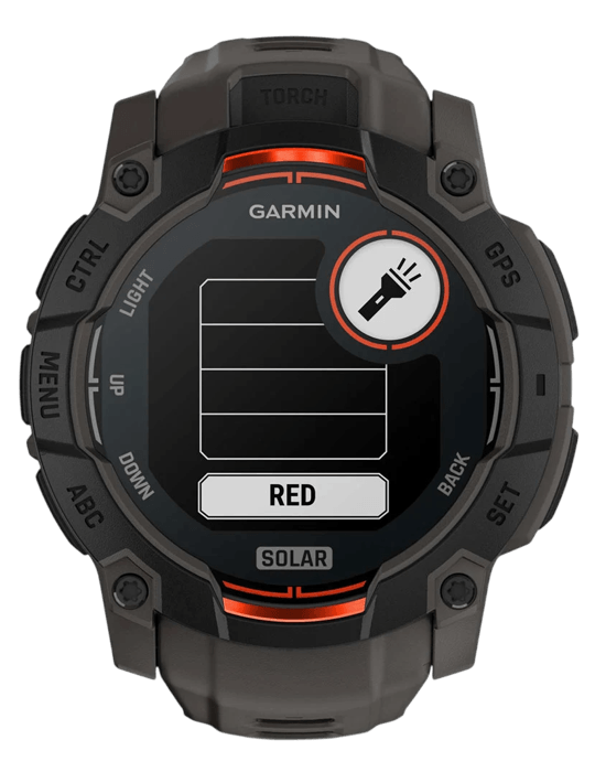 Hodinky Garmin Instinct 3 Solar 50mm, černá