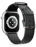 Řemínek Apple Watch Leather 42/44/45/46/49 mm, černá