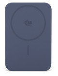 Hliníková bezdrátová powerbanka Qi2 25W Slim 5000mAh Mag+ EM55, modrá