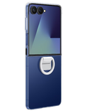 Kryt s držákem na prst Samsung Galaxy Z Flip7, transparent
