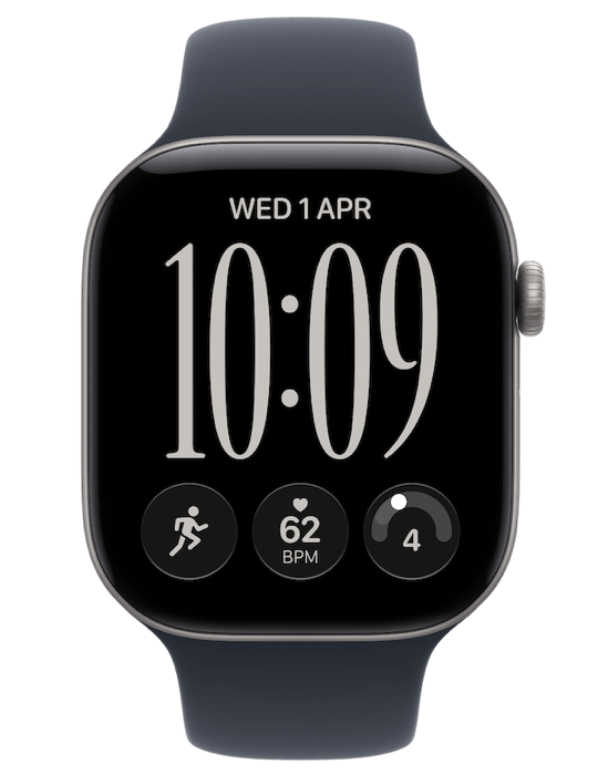 Apple Watch Series 12 GPS + Cellular 46mm, Hliník vesm. šedý/námořn. mod. sport M/L