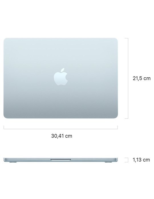 MacBook Air 13“ M5 512GB (MDHE4CZ/A), tmavomodrá