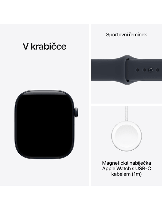 Apple Watch Series 12 GPS + Cellular 46mm, Keram. noční mod./námořn. mod. sport M/L