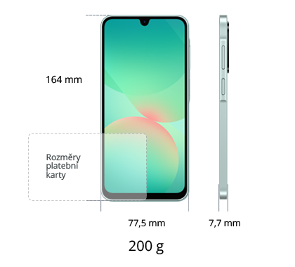 Samsung Galaxy A26 5G 128GB, zelená